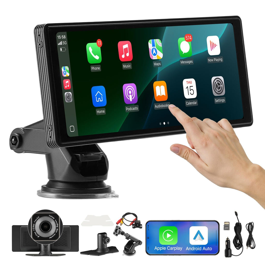 10" Auto Display mit CarPlay & Android Auto - Kabellos