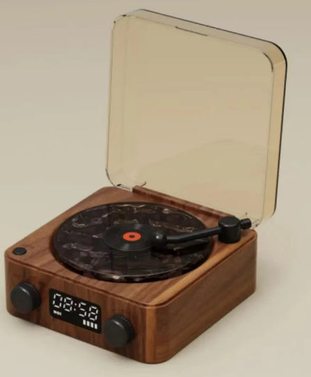 Retro Vinyl Style Bluetooth Speaker
