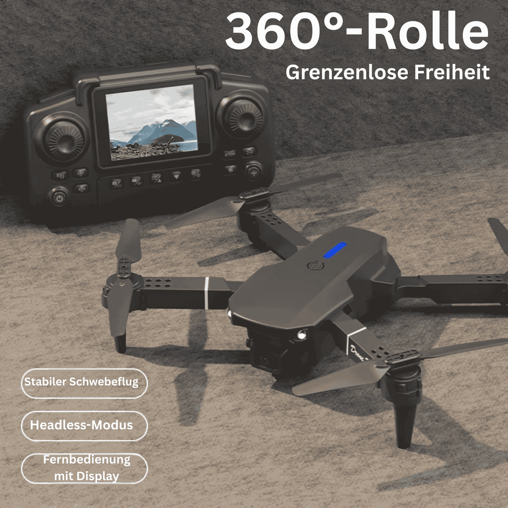 E88 Pro Foldable Drone - 4K Dual Camera & WiFi FPV