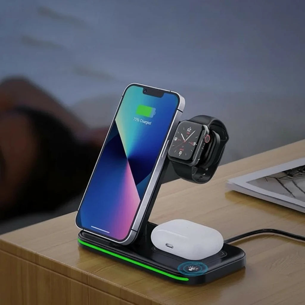 3-in-1 Foldable Charging Station