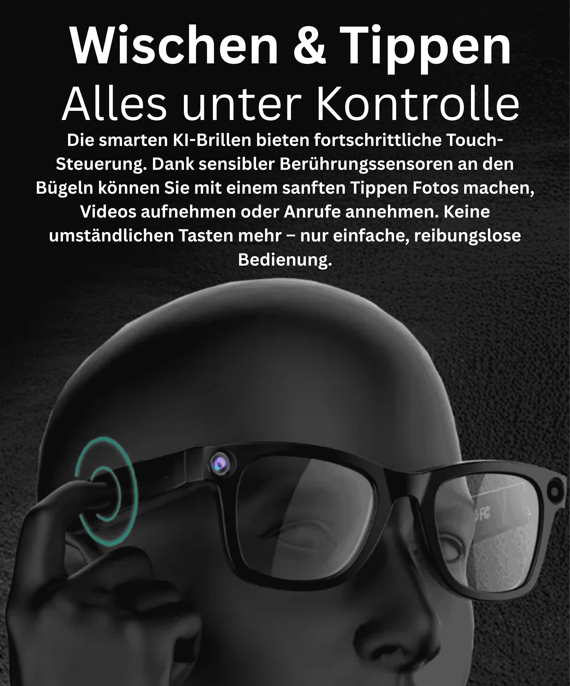 M01 Pro AI Smart Glasses (8MP)