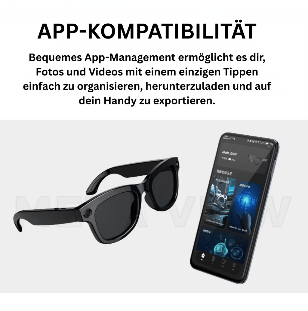 M01 Pro AI Smart Glasses (8MP)