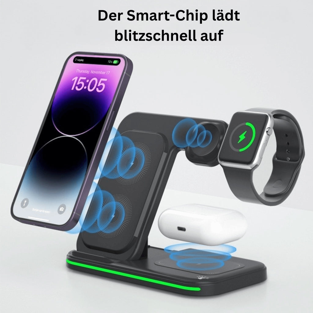 3-in-1 Foldable Charging Station