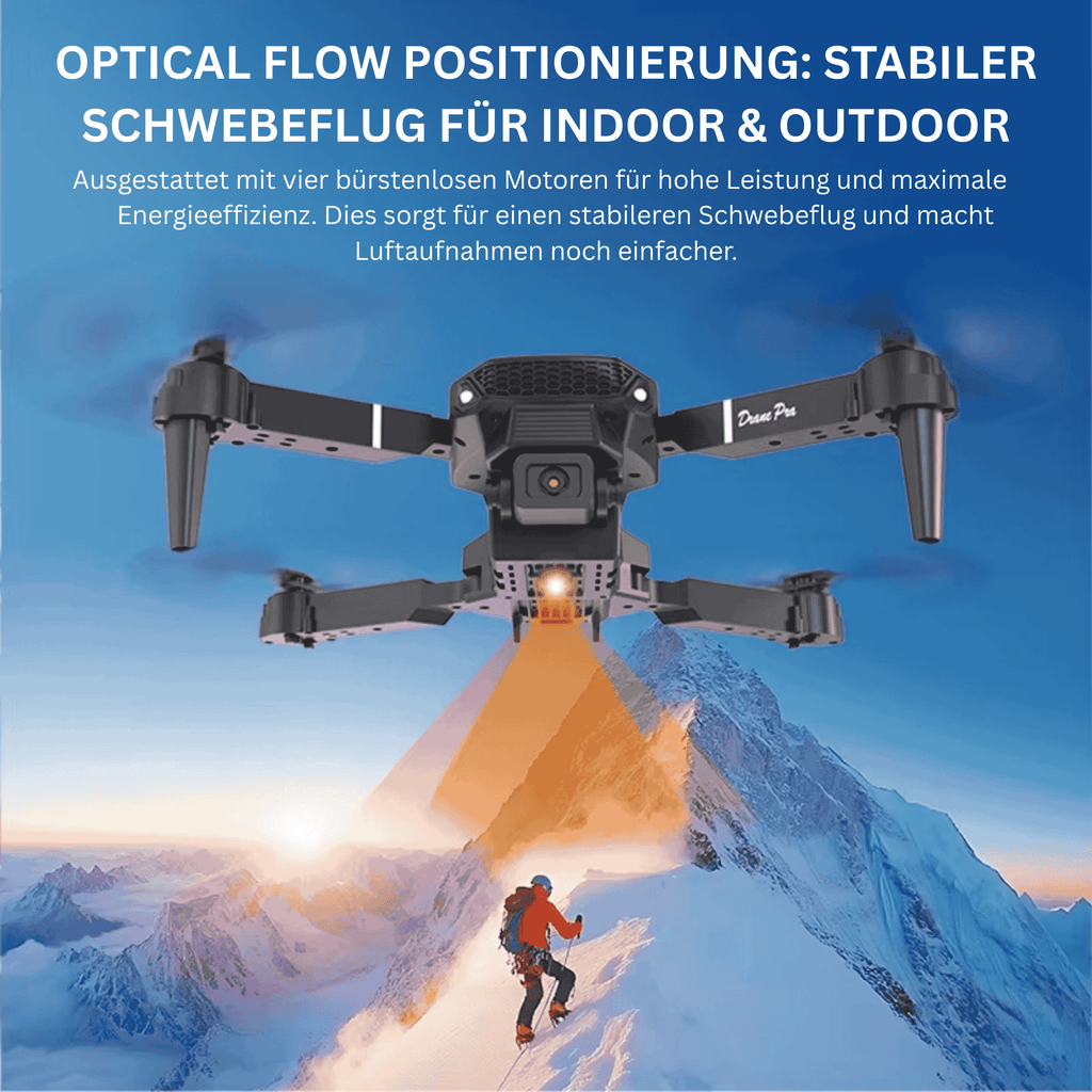 E88 Pro Foldable Drone - 4K Dual Camera & WiFi FPV