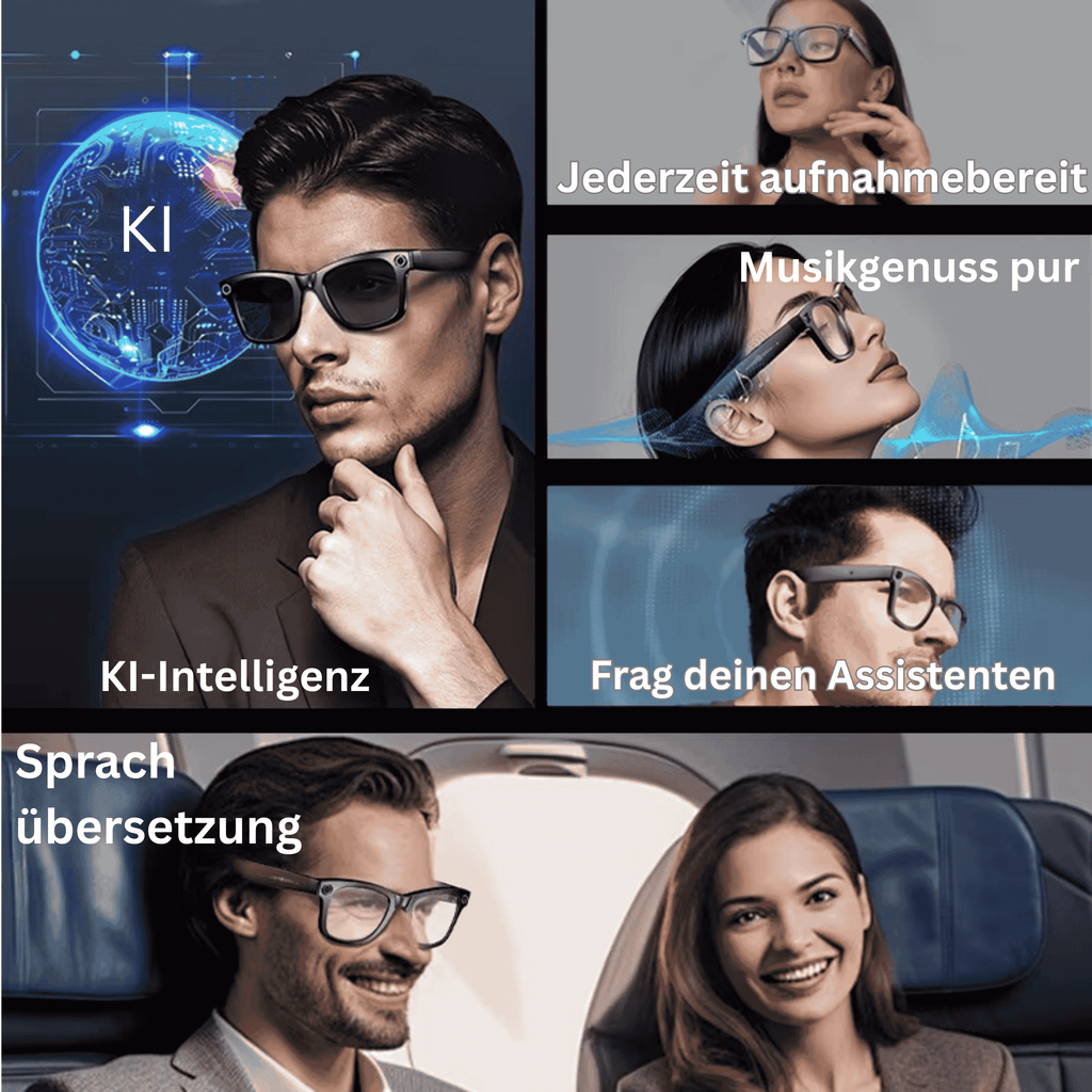 M01 Pro AI Smart Glasses (8MP)