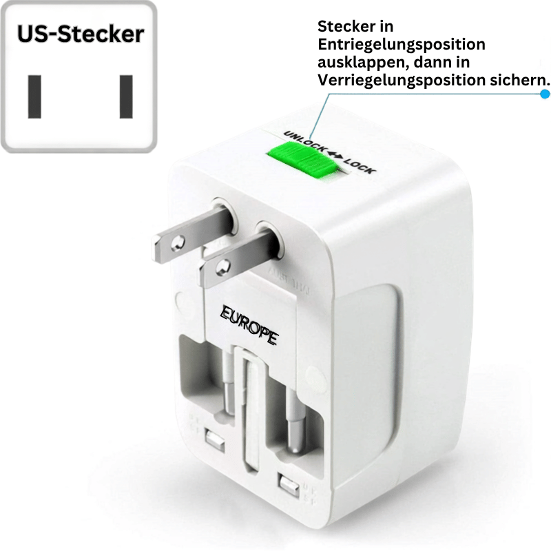 Universal Travel Adapter (All-in-One)