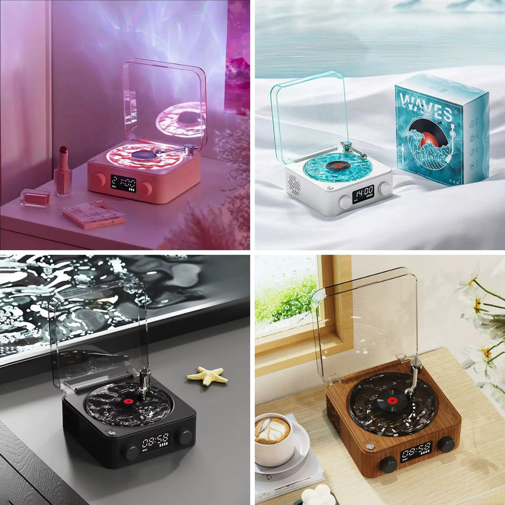 Retro Vinyl Style Bluetooth Speaker