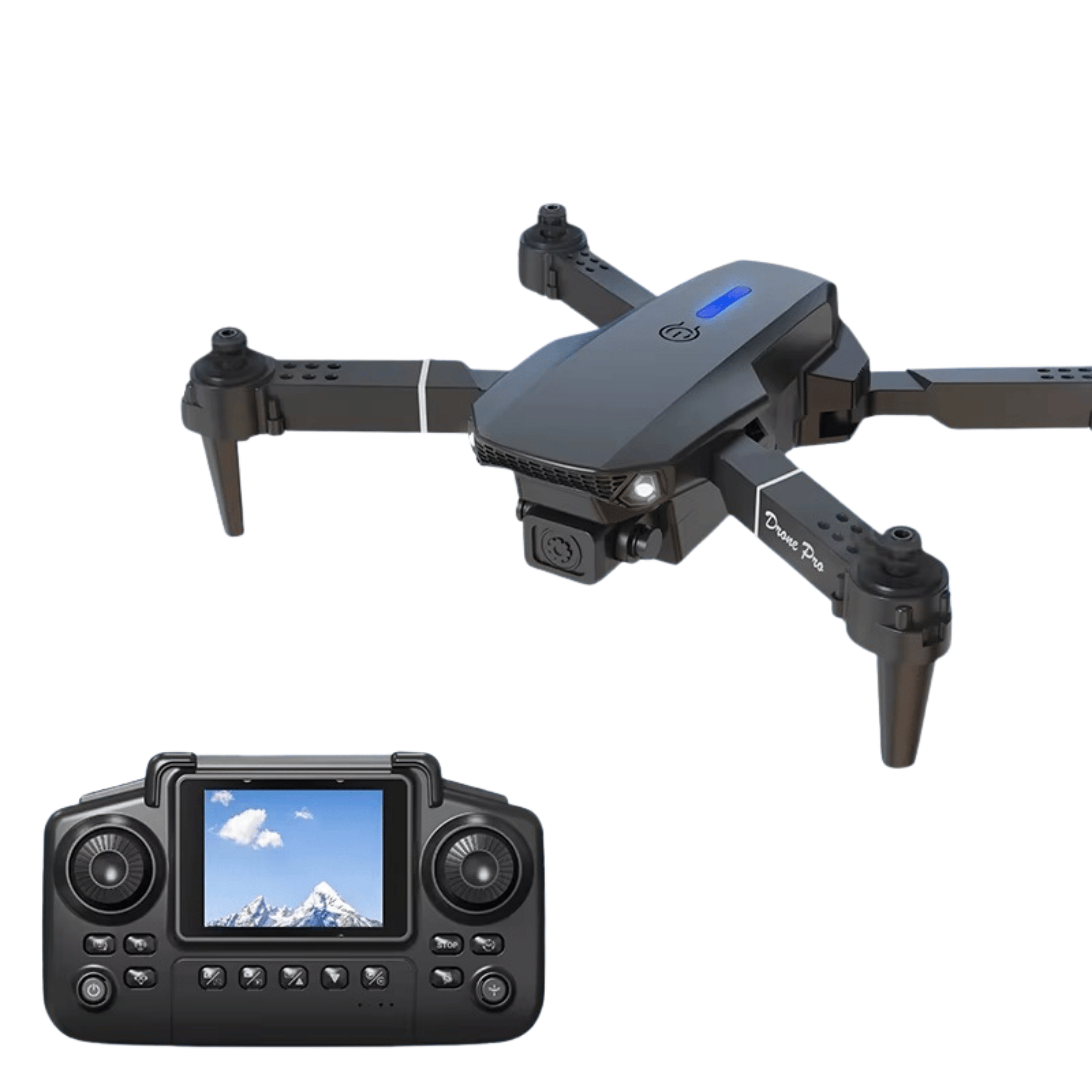 E88 Pro Foldable Drone - 4K Dual Camera & WiFi FPV