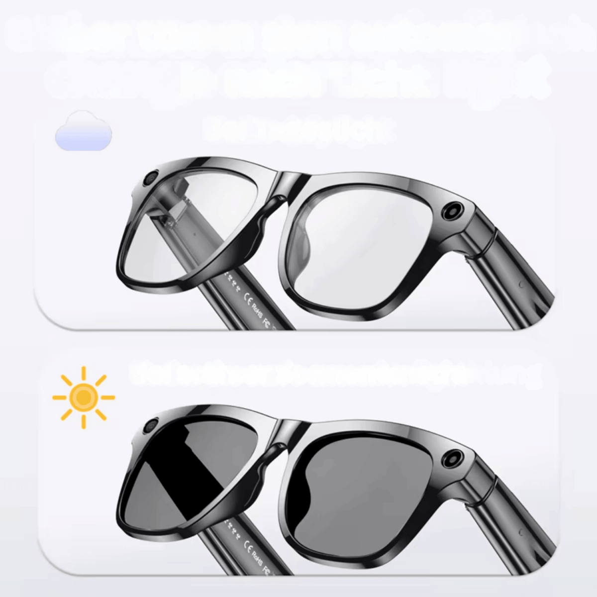 M01 Pro KI-Smartbrille (8 MP)