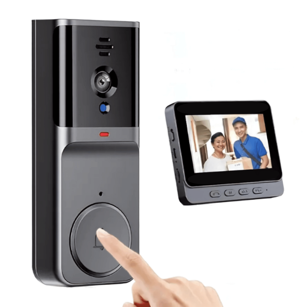 Kabellose Video-Türklingel mit Monitor Zwei-Wege-Gegensprechanlage  4,3" Display