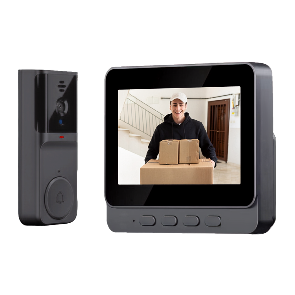 Kabellose Video-Türklingel mit Monitor Zwei-Wege-Gegensprechanlage  4,3" Display