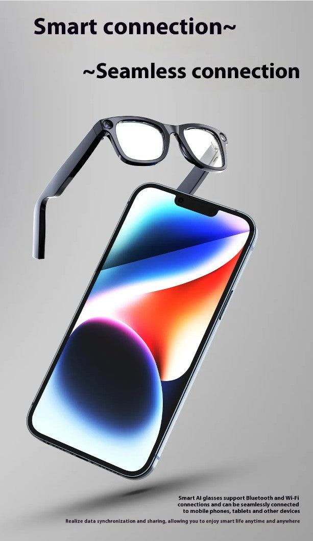 AI Smart HD Camera Glasses