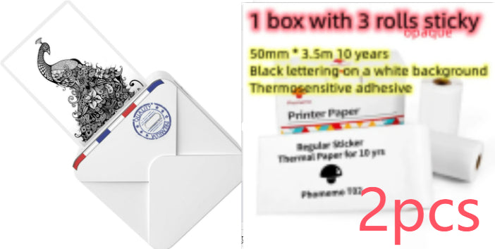 Pocket Mini Thermal Printer - Inkless & Portable